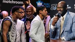Shaquille O’Neal Builds Excitement for Devin Haney vs. Ryan Garcia Match With Pre-Fight Confrontation Video