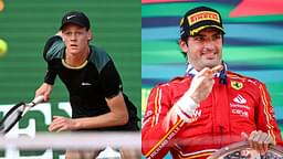 Exciting Pre-Match Promises Fall Flat Between Jannik Sinner and Carlos Sainz at ATP Monte Carlo Masters 1000
