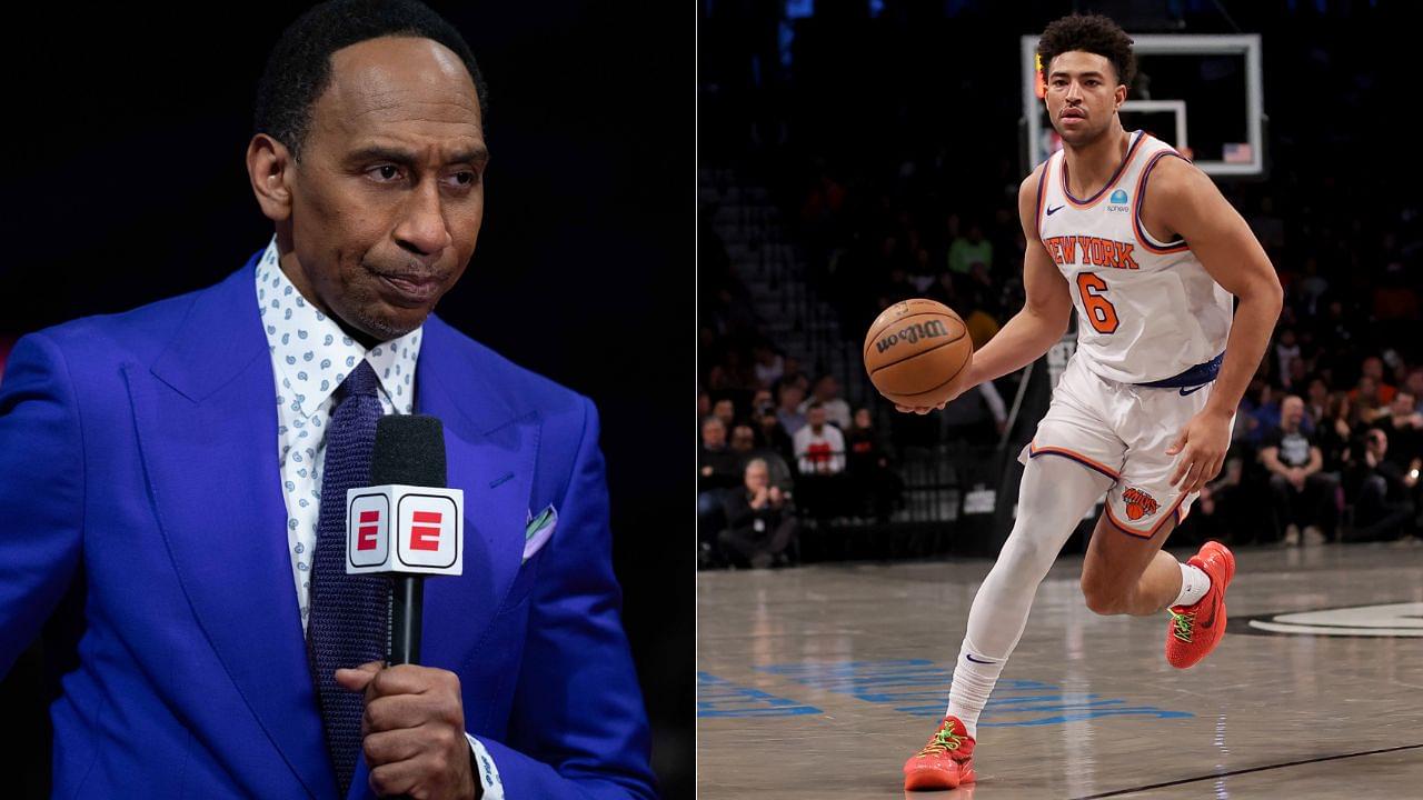 “”Die Hard” Knicks Fan”: Stephen A. Smith Subjected to Ridicule After Praising Quentin Grimes for Knicks Win
