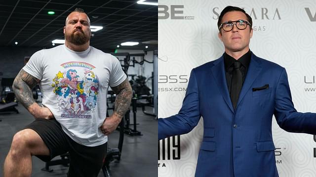 Chael Sonnen Points Machine Scam as British Strongman Eddie Hall Surpasses Alex Pereira and Francis Ngannou’s Punching Feat