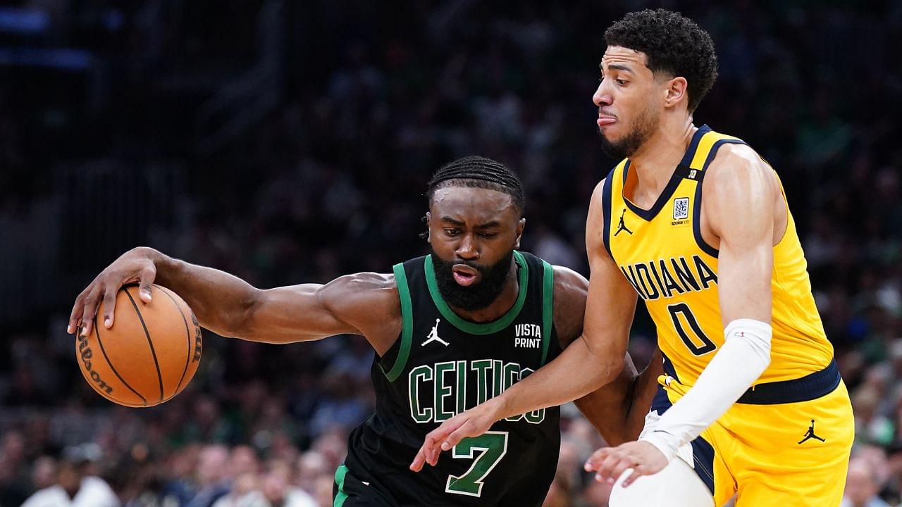 "Those Guys Turned F**king Michael Jordan": Jaylen Brown Flabbergasted At The Pacers' Game 3 Play