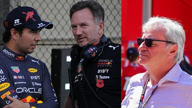 Amid Sergio Perez’s Woeful Imola Race, Carlos Sainz Sr. Meets Christian Horner on Track