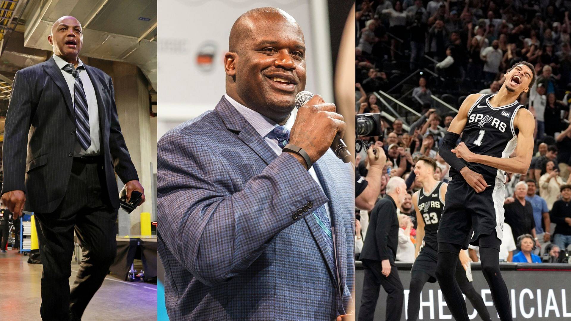“Is That The Only Phrase You Know?”: Charles Barkley Goes At Shaquille O’Neal’s Butchered French Amidst Victor Wembanyama’s ROTY Celebration
