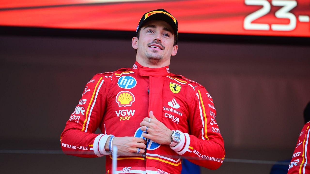 Charles Leclerc Boasts His $525,000 Watch on Podium After Fulfilling His Childhood Dream