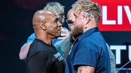 Jake Paul Shares Two-Word Reaction After Facing Off Boxing Legend Mike Tyson Ahead of Netflix Event