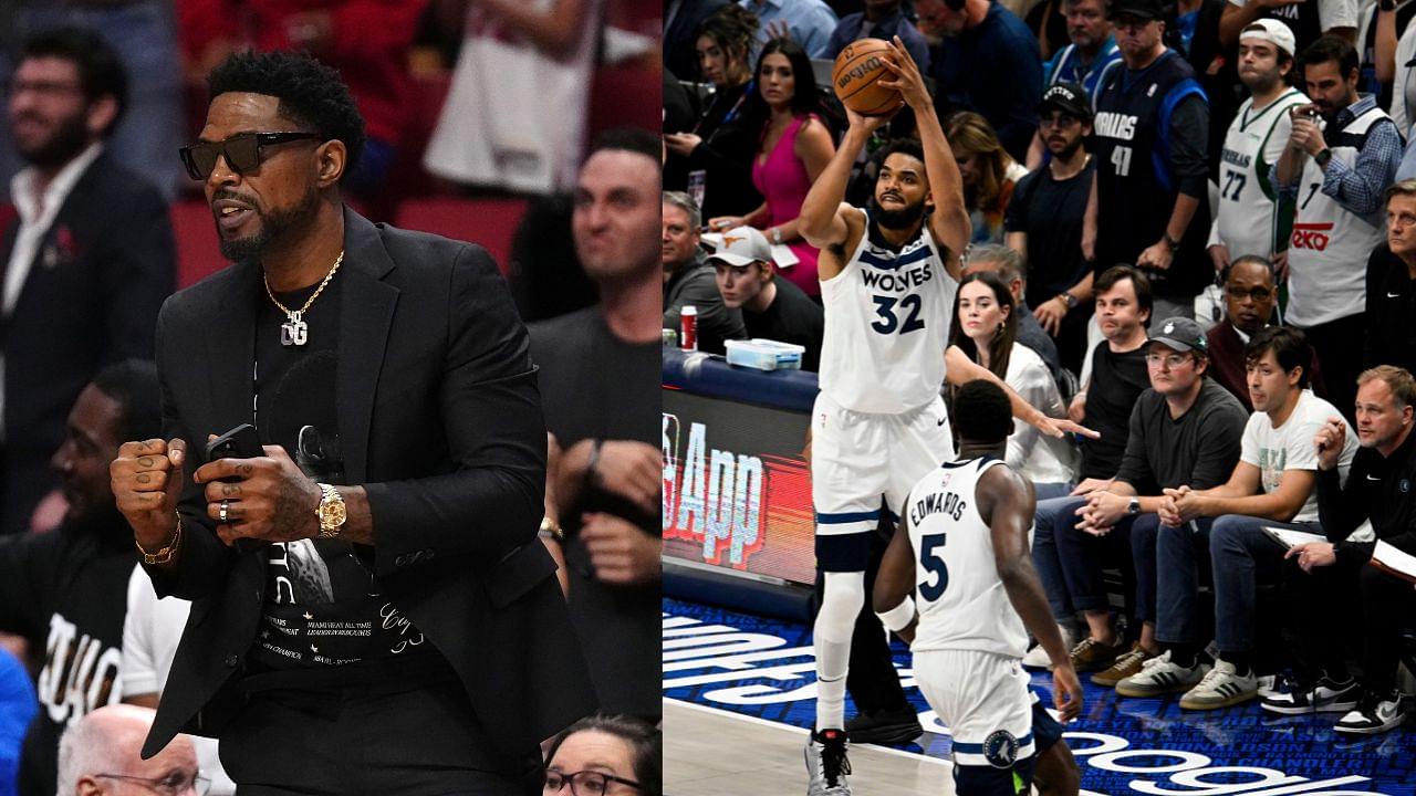 Karl-Anthony Towns' Game 4 Performance Prompts Udonis Haslem to Warn Mavericks of a Prolonged Series