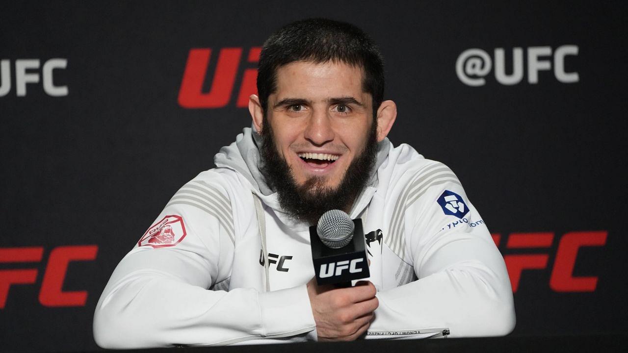 Islam Makhachev Beats Soccer Pro in Packed Stadium as Khabib Nurmagomedov Cheers from the Stands