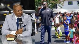 Shaquille O'Neal Hilariously 'Stealing' Kenny Smith's 3 Y/o Kid Led To Their Beef In The Early 2000s