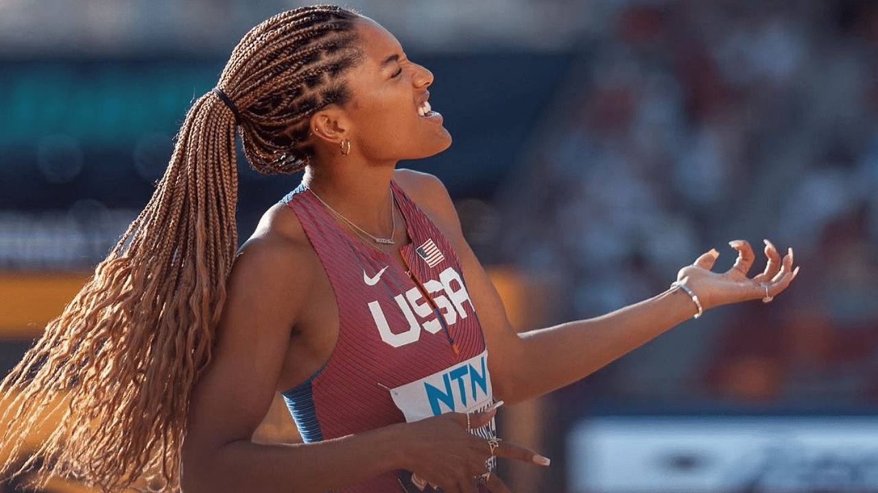 “It Is Your Year”: Tara Davis-Woodhall Secures World Lead in Outdoor Season Opener, Leaving Track and Field World in Frenzy