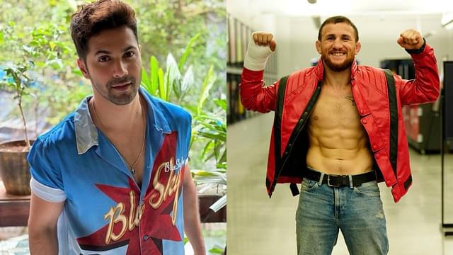 UFC Star Merab Dvalishvili Teams Up with Bollywood Star Varun Dhawan for Intense Training Sessions Featured Image