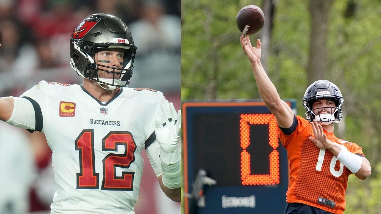 Tom Brady and Caleb Williams
