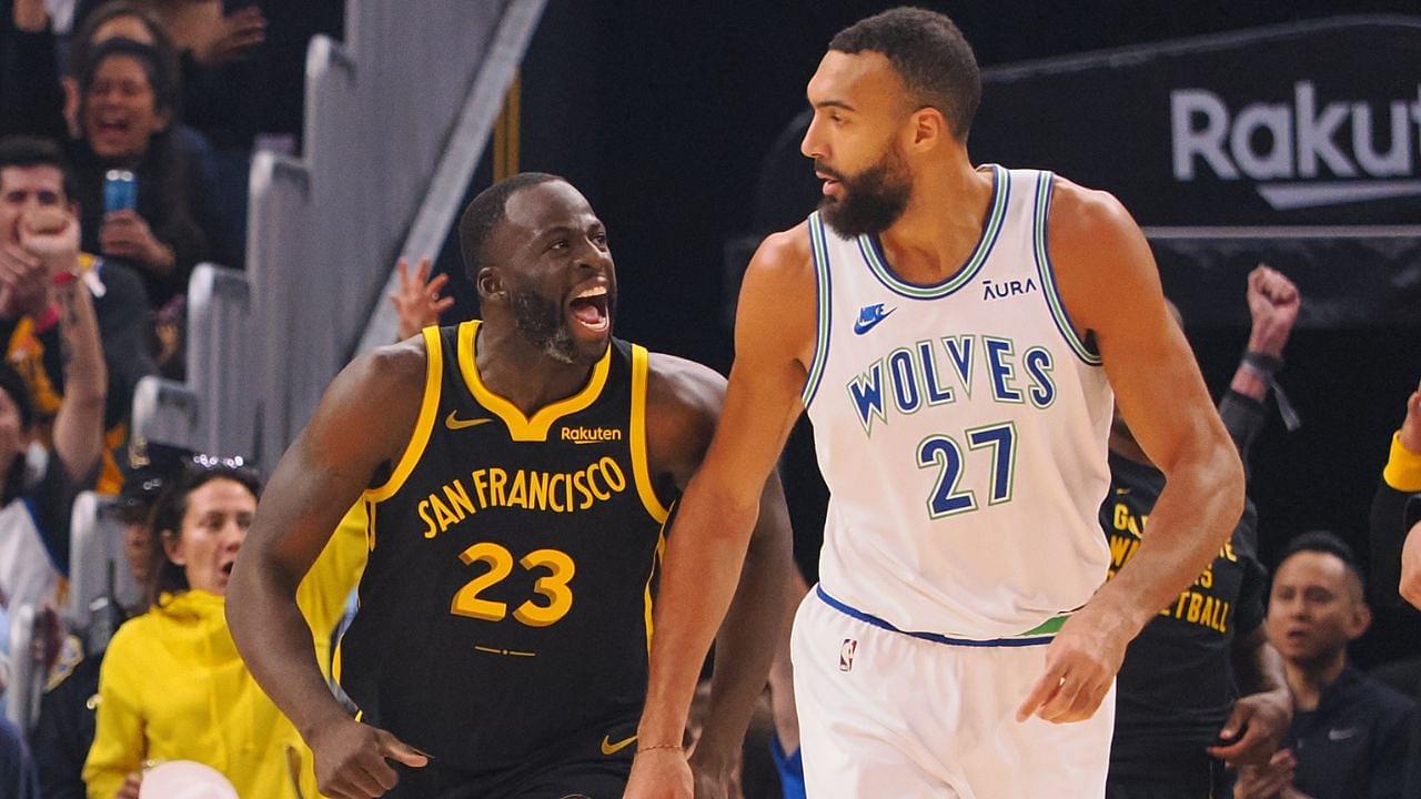 "Rudy Sucks Not Me": Draymond Green Lashes Out At Wolves Fans Insulting Him While Interviewing Luka Doncic