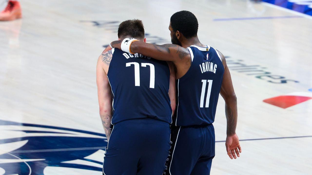 "I'm Tired As Sh*t": Luka Doncic Leaned On Kyrie Irving's Playoff Experience To Deal With Exhaustion