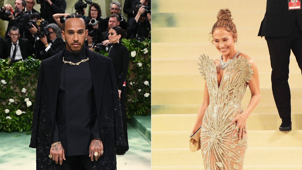 Amidst Rumors of Divorce, Lewis Hamilton Reveals He Took a Shot at Jennifer Lopez at Met Gala - The SportsRush