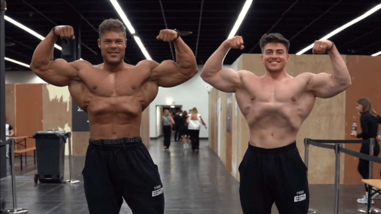 Johny Munster and Arnold Classic Physique Winner Wesley Vissers' Posing ...