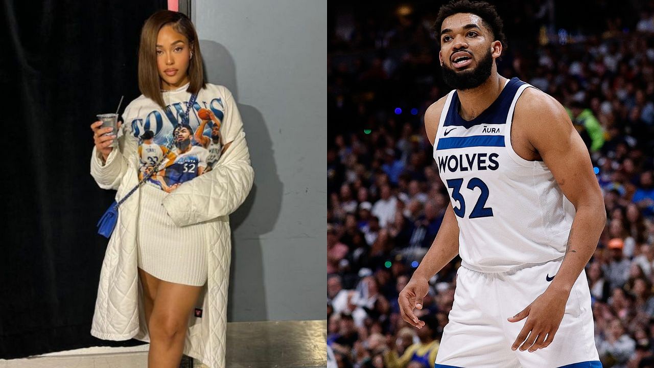 Karl-Anthony Towns' Girlfriend Jordyn Woods Cheering Him To NBA Finals ...