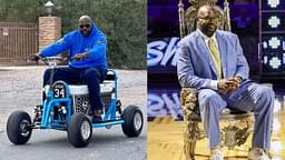Shaquille O'Neal's Son Shareef Proudly Posts Dad Riding Custom $5,300 Kart