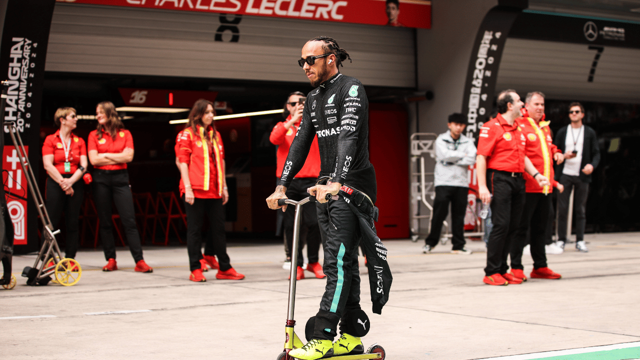 Lewis Hamilton Given Life Hack for Being a Ferrari Driver With Good Bad