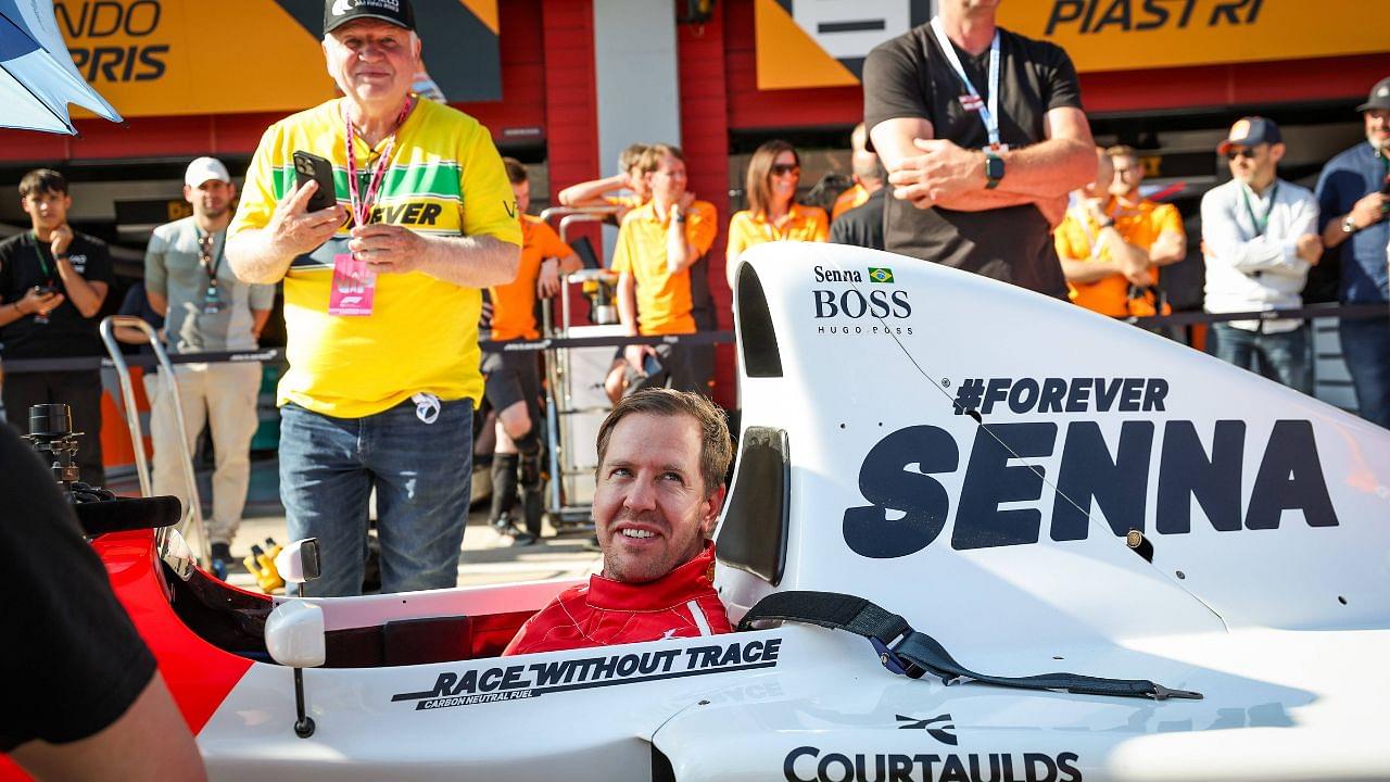 Sebastian Vettel Leaves Father Norbert Teary Eyed as He Pays Tribute to Ayrton Senna at Imola