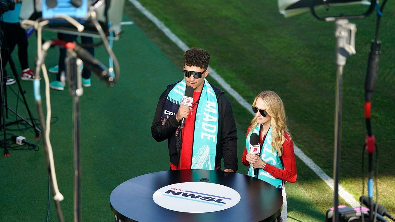 Patrick Mahomes and Brittany Mahomes.