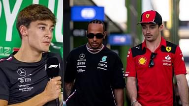 George Russell Launches 'Ah Ferrari' Jibe at Lewis Hamilton and Charles Leclerc