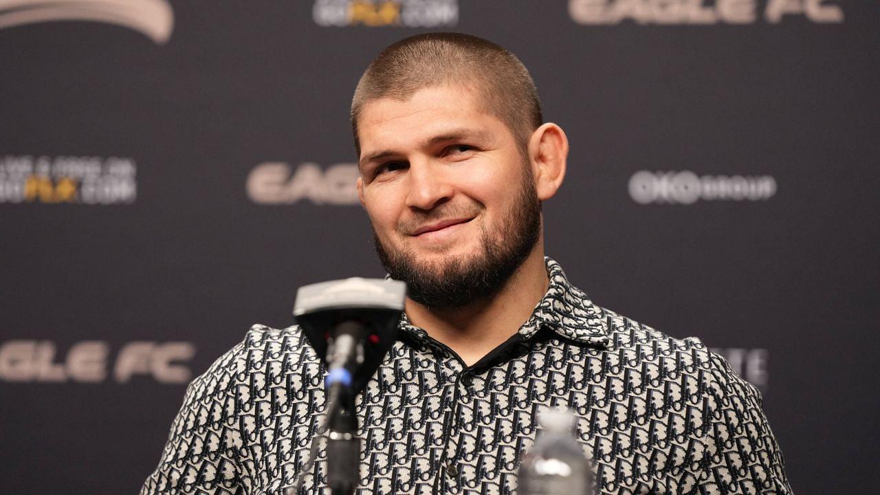 Khabib Nurmagomedov and 101 Year Old War Hero Join Forces to Kick Off Russian Football League Match