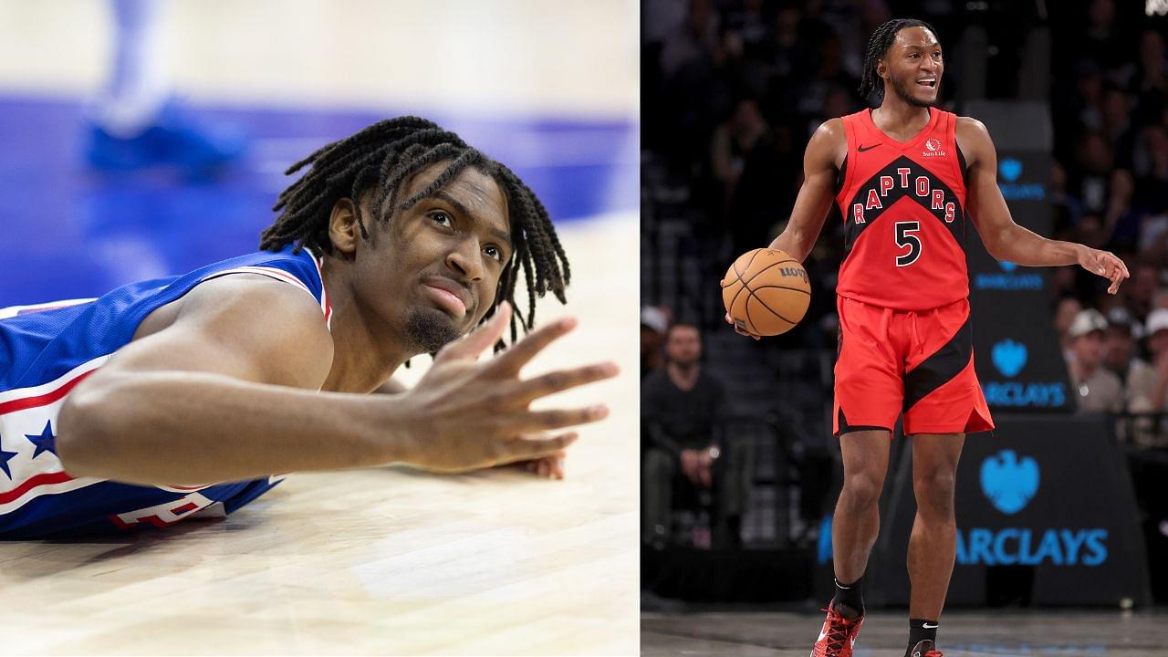 “Remember When…”: Tyrese Maxey Hilariously Celebrates Immanuel Quickley’s $175M Contract with Raptors