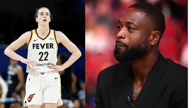 Caitlin Clark and Dwyane Wade