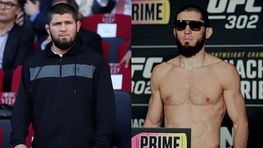 Islam Makhachev and Khabib Nurmagomedov Share a Heartwarming Moment With ‘Partially Paralyzed’ Boxer Magomed Abdusalamov Post-UFC 302