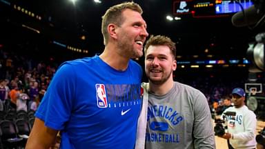 Putting 100 Million German Marks On The Line, Shaquille O'Neal Questions Dirk Nowitzki On A 1v1 Between Him And Luka Doncic