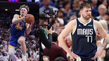 Warriors Rookie Brandin Podziemski Seeks Out Advice from Luka Doncic During Game 4 Media Day