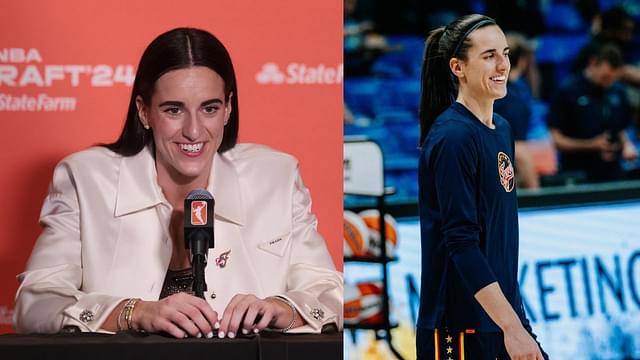 Caitlin Clark Shows Up to Fever's Stadium in $620 Jumpsuit Ahead of Face-Off Against Angel Reese