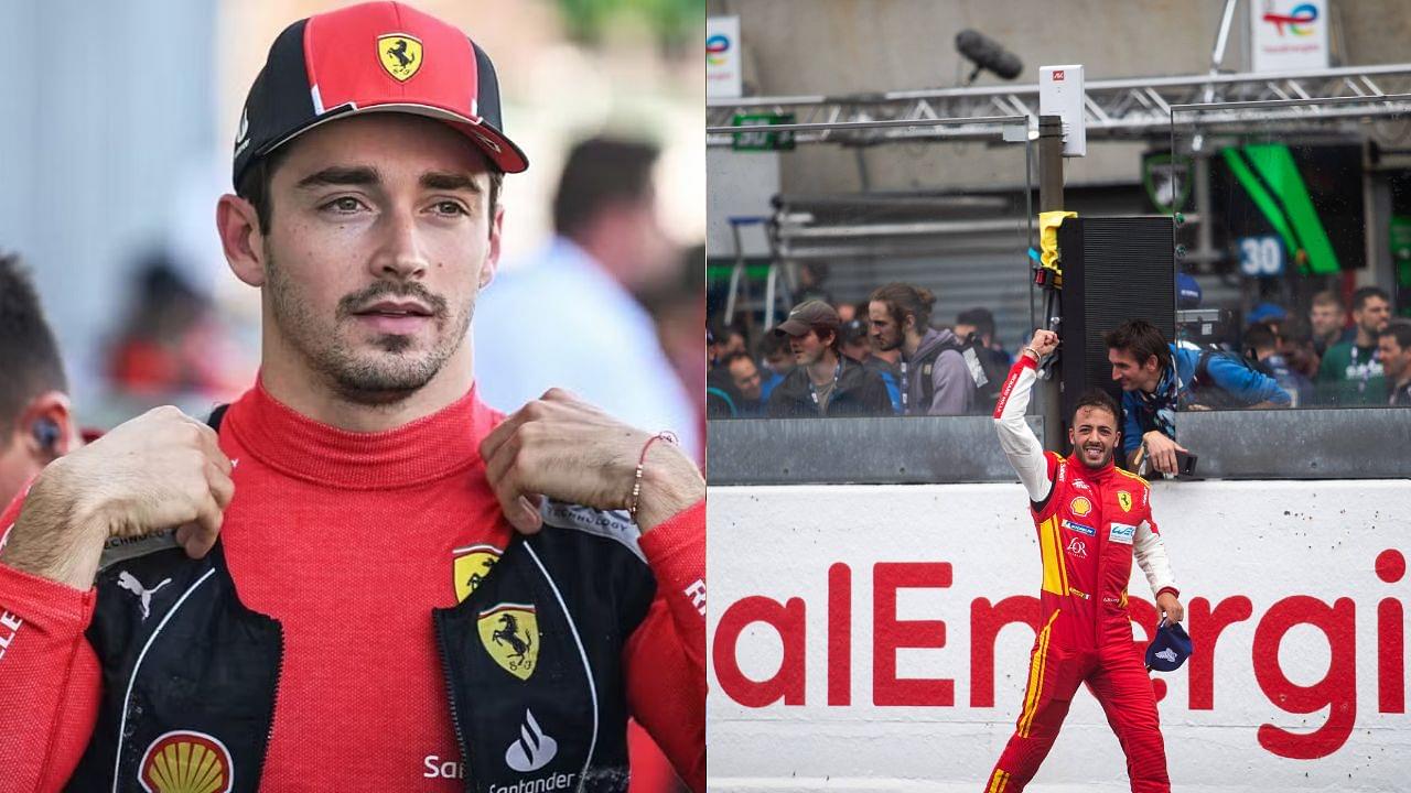 Ferrari Wins Le Mans Yet Again, Charles Leclerc Gets Emotional For Antonio Fuoco As the Champagne Sprays