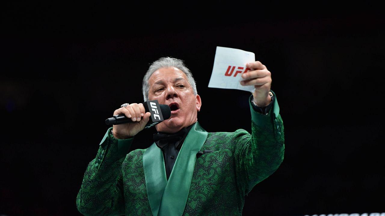 Bruce Buffer's Custom-Made Conor McGregor vs. Michael Chandler Jacket Goes to 'Waste' at UFC 303