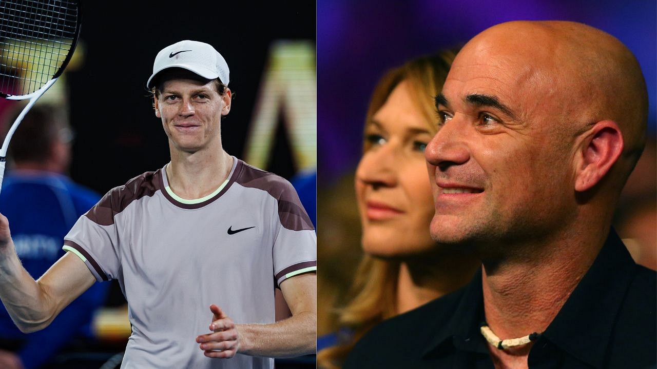 Jannik Sinner Earns Huge Andre Agassi Comparison From Serena Williams ...