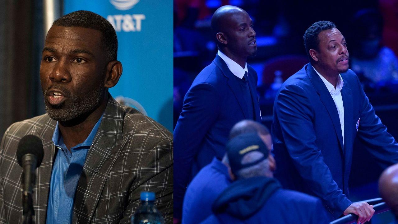 "Michael Finley Fired From The Mavs": Kevin Garnett And Paul Pierce In Stitches Over Luka Doncic Having His Beer Snatched