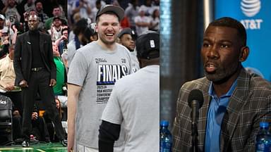 Kevin Garnett Livid At Michael Finley Taking Luka Doncic's Beer After WCF Victory