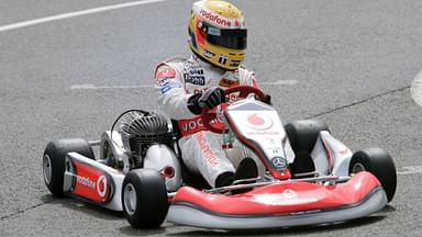 When F1 Rookie Lewis Hamilton Crashed a Go-Kart in Streets of London