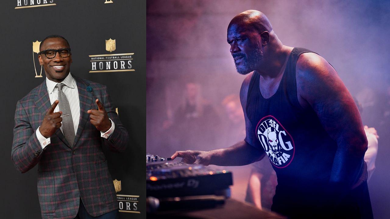 Shaquille O'Neal Cracks Up At Hilarious Shannon Sharpe Imitator Responding to Diss Track