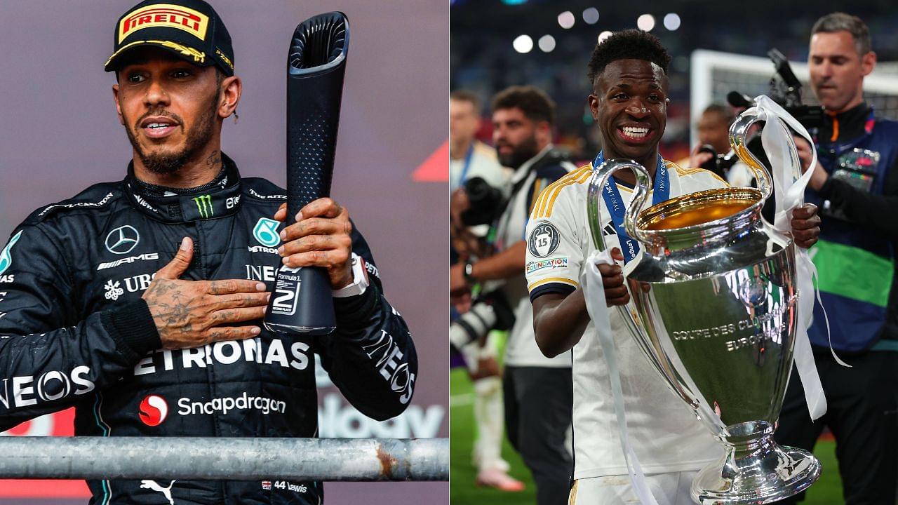 Lewis Hamilton Joins Vinicius Jr. In Celebrating Real Madrid’s Historic UCL Triumph