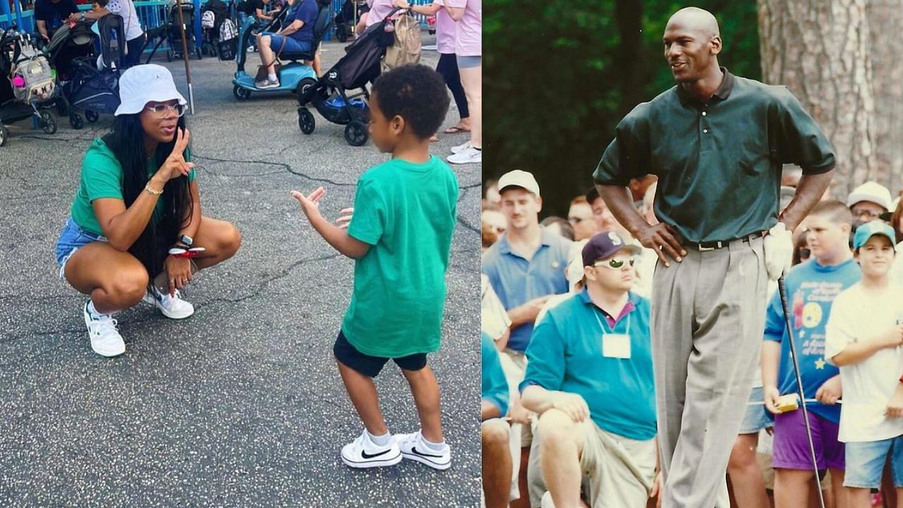 Michael Jordan's Daughter Jasmine Pulls Out Dad's Adorable Picture with Grandson on Father's Day