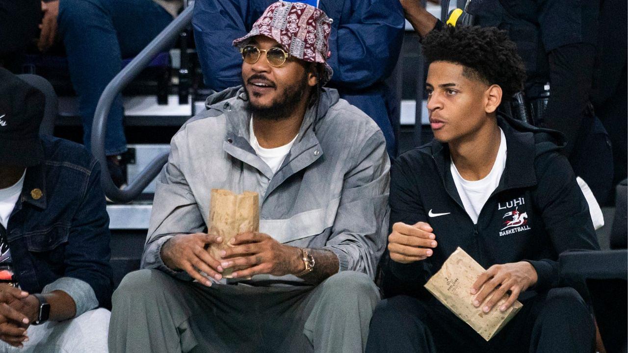 Carmelo Anthony's Son Kiyan Takes a Hilarious Jab at His Father