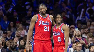 Joel Embiid and Tyrese Maxey