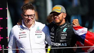 Mercedes Crew Including Peter Bonnington Confuse Fans With ‘Team Red 44’ Caption After Lewis Hamilton’s British GP Victory