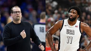 Nick Nurse and Joel Embiid