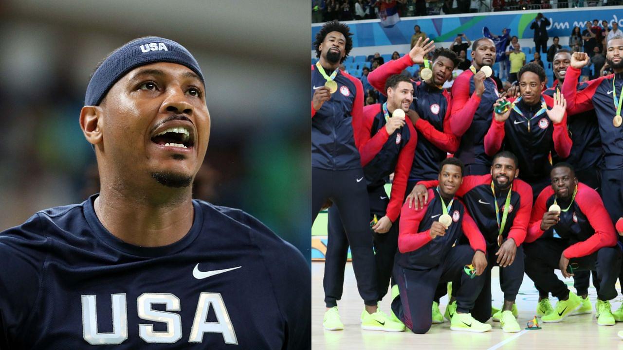 Carmelo Anthony and the 2016 US Men's Basketball Olympics Team