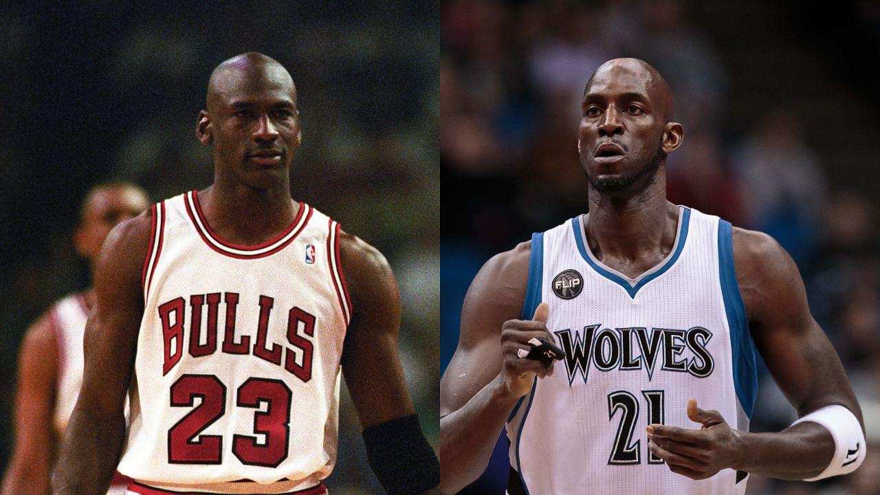 Michael Jordan and Kevin Garnett