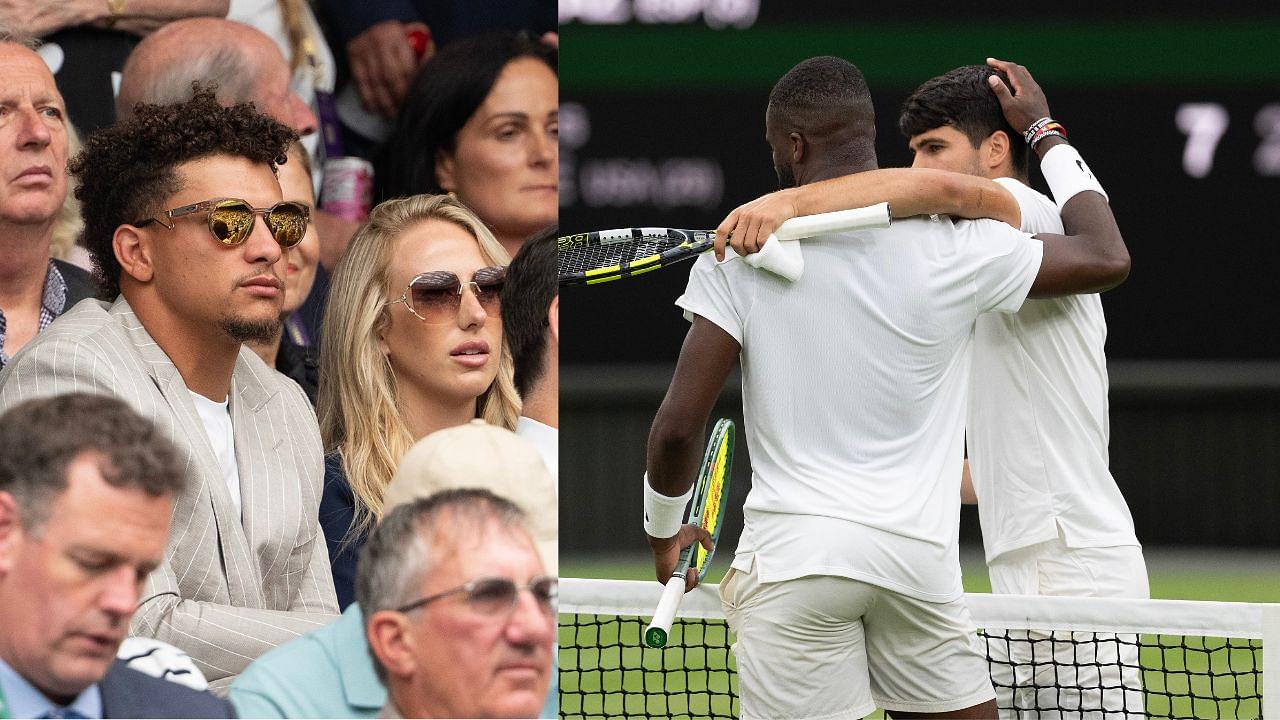 Patrick Mahomes Has Sweet Message for Carlos Alcaraz, Frances Tiafoe After  5-Set Wimbledon Epic - The SportsRush