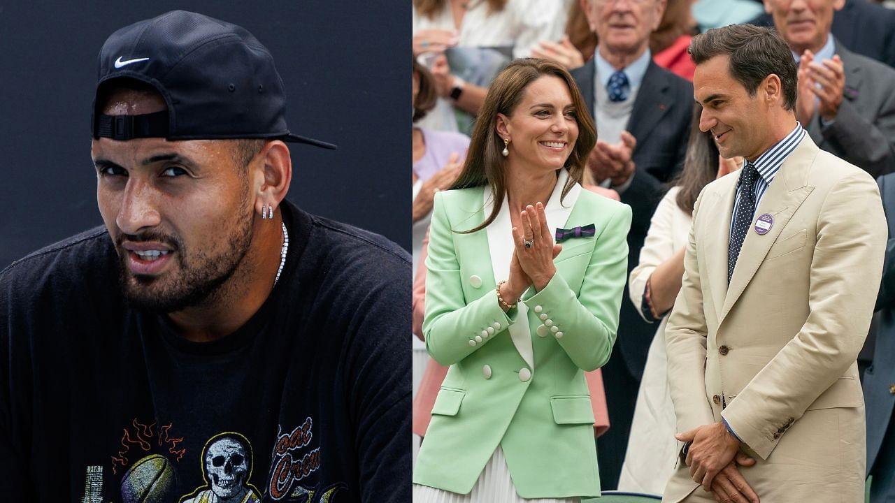 Nick Kyrgios Hilariously Reveals Why He Didn't Get Roger Federer-Like Treatment From Kate Middleton at Wimbledon