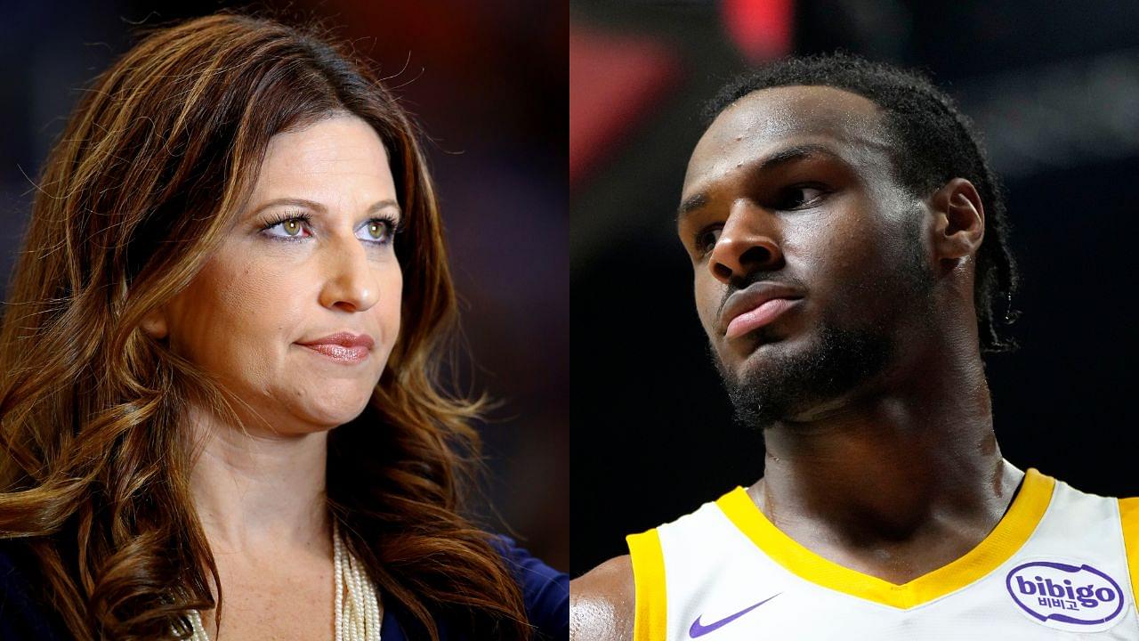 Rachel Nichols and Bronny James